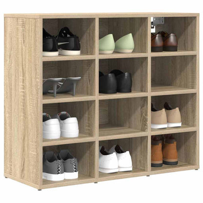 Mobile per scarpe rovere sonoma 77,5 x 30 x 67 cm