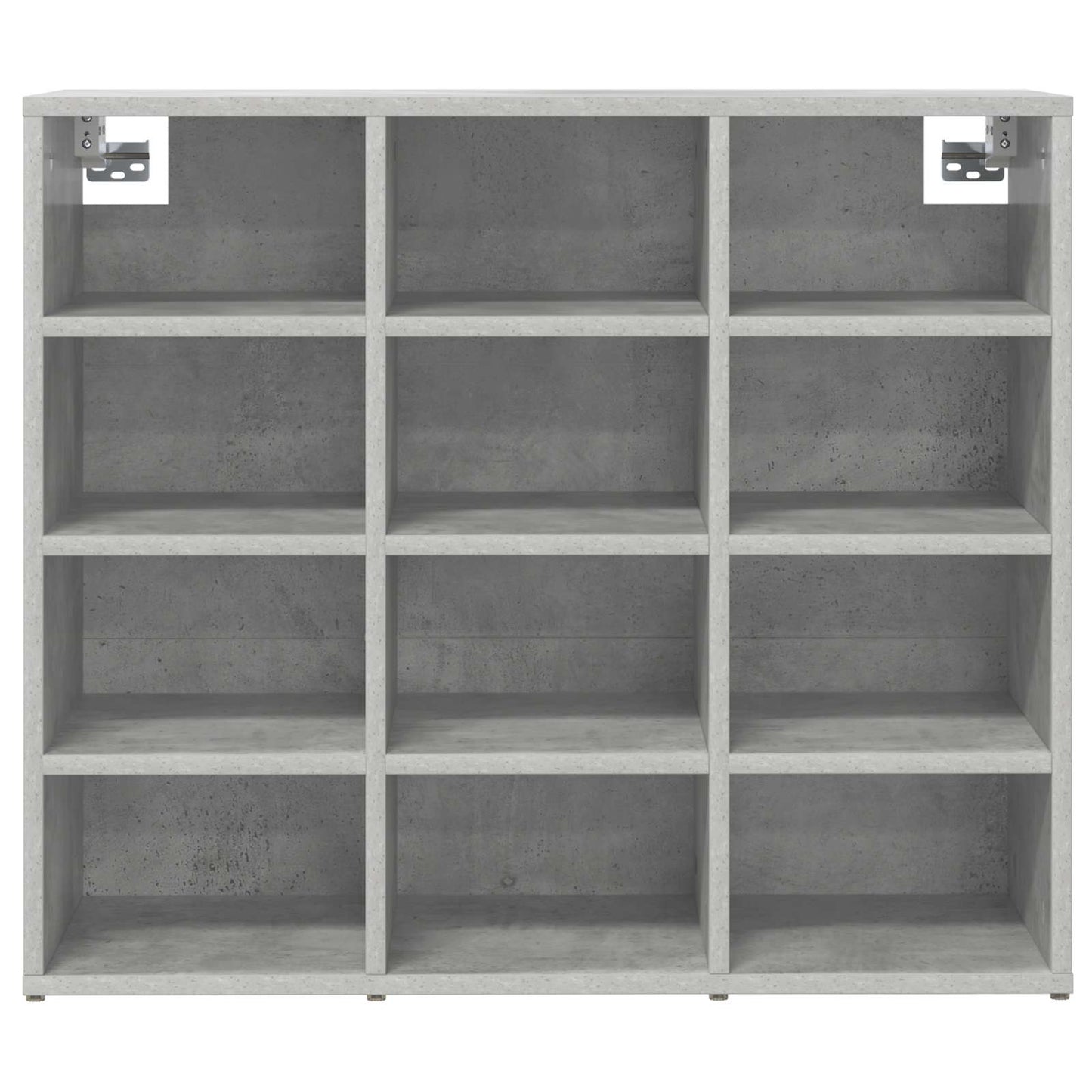 Mobile per scarpe Grigio cemento 77,5 x 30 x 67 cm
