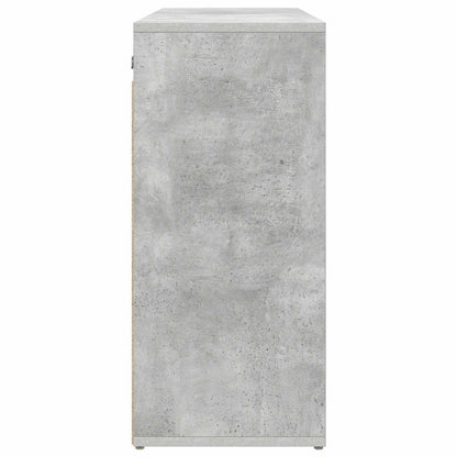 Mobile per scarpe Grigio cemento 77,5 x 30 x 67 cm