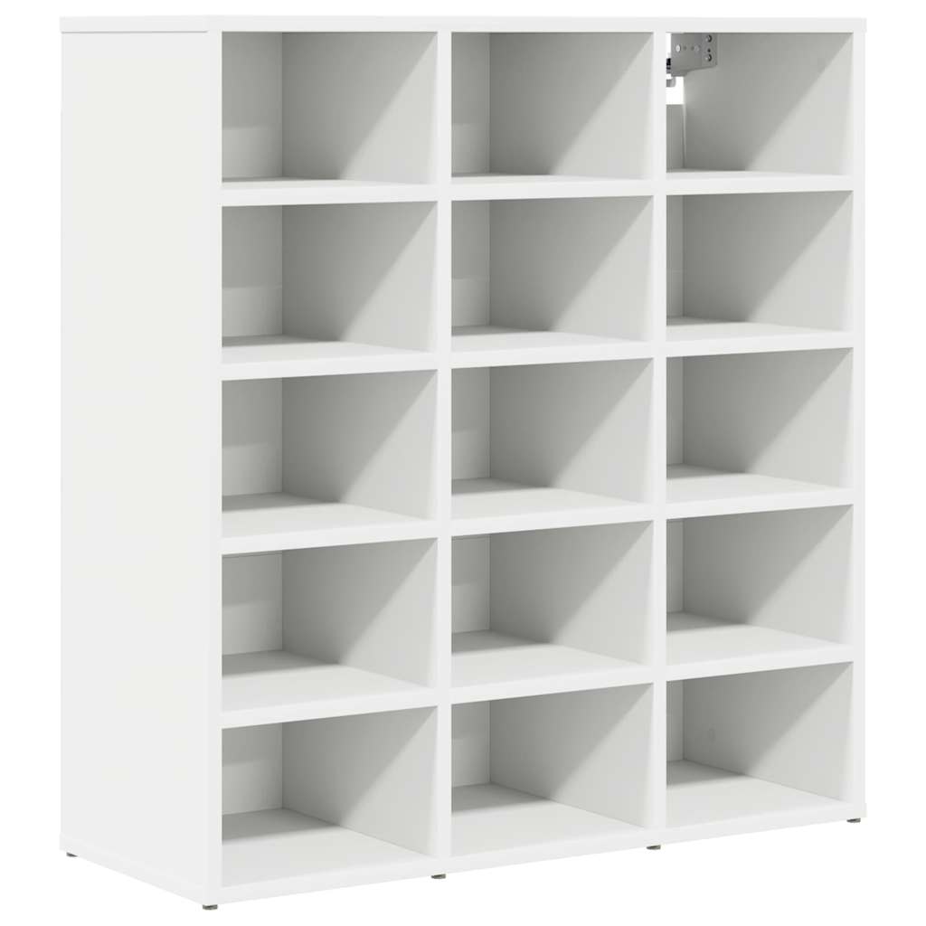 Mobile per scarpe Bianco 77,5 x 30 x 83,5 cm Legno multistrato