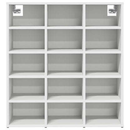 Mobile per scarpe Bianco 77,5 x 30 x 83,5 cm Legno multistrato