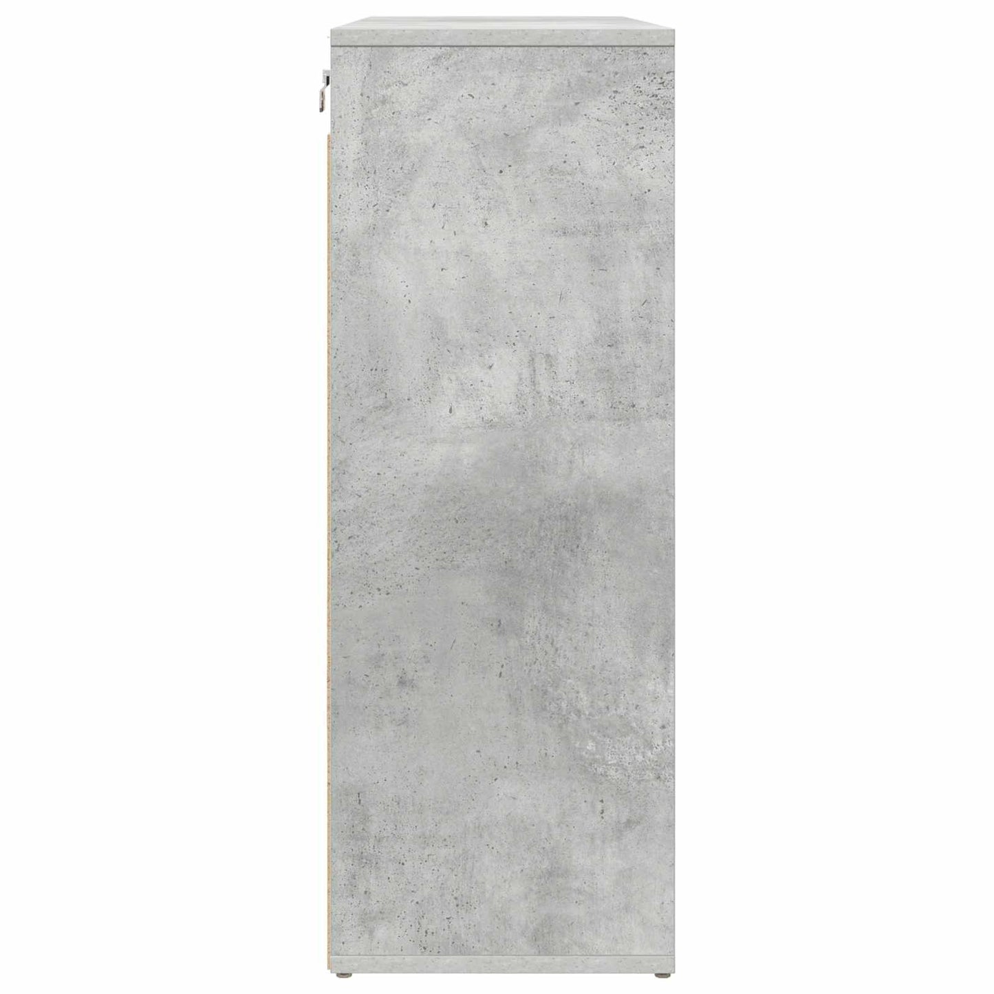 Mobile per scarpe Grigio cemento 77,5 x 30 x 83,5 cm