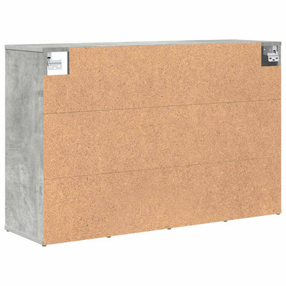 Mobile per scarpe Grigio cemento 103 x 30 x 67 cm