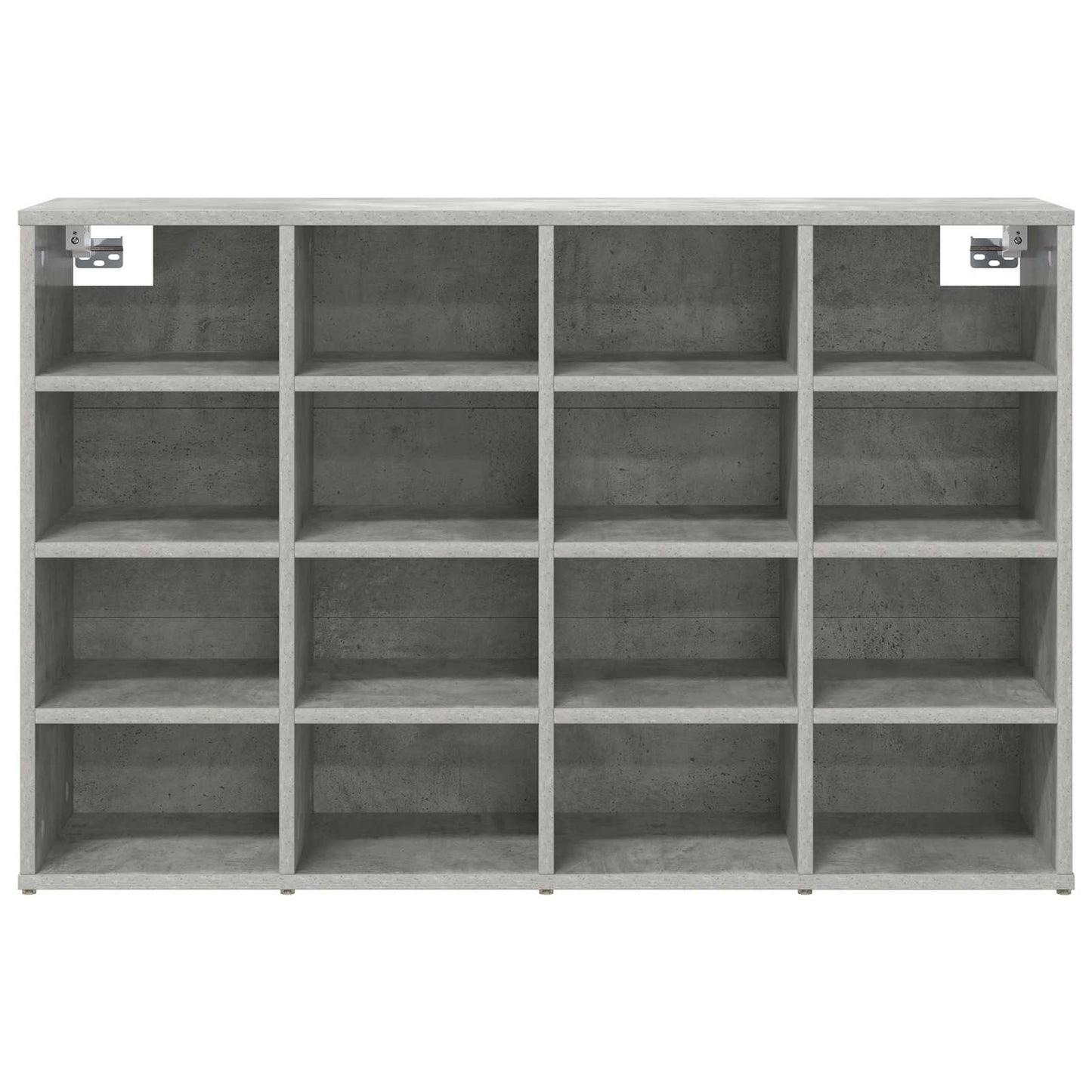 Mobile per scarpe Grigio cemento 103 x 30 x 67 cm