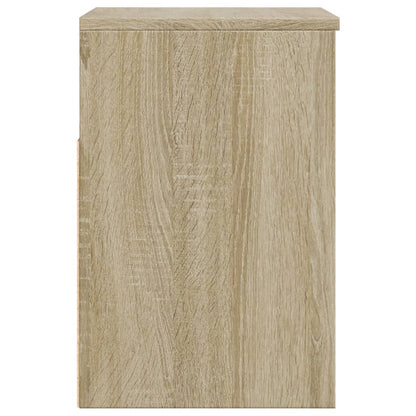 Panca Portascarpe Rovere Sonoma 60x30x45 cm in Truciolato