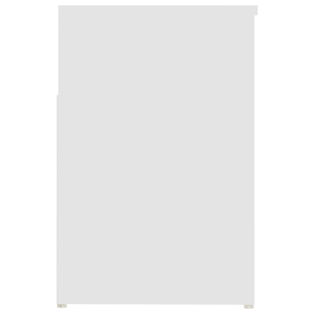 Panca Portascarpe Bianco 103x30x54,5 cm in Truciolato - homemem39