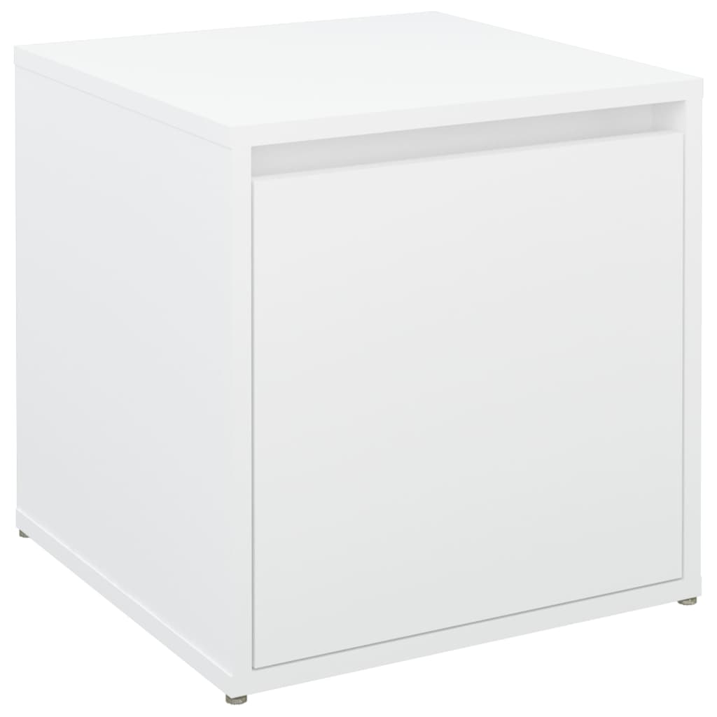 Cassetto Contenitore Bianco 40,5x40x40 cm in Legno Multistrato | homemem39