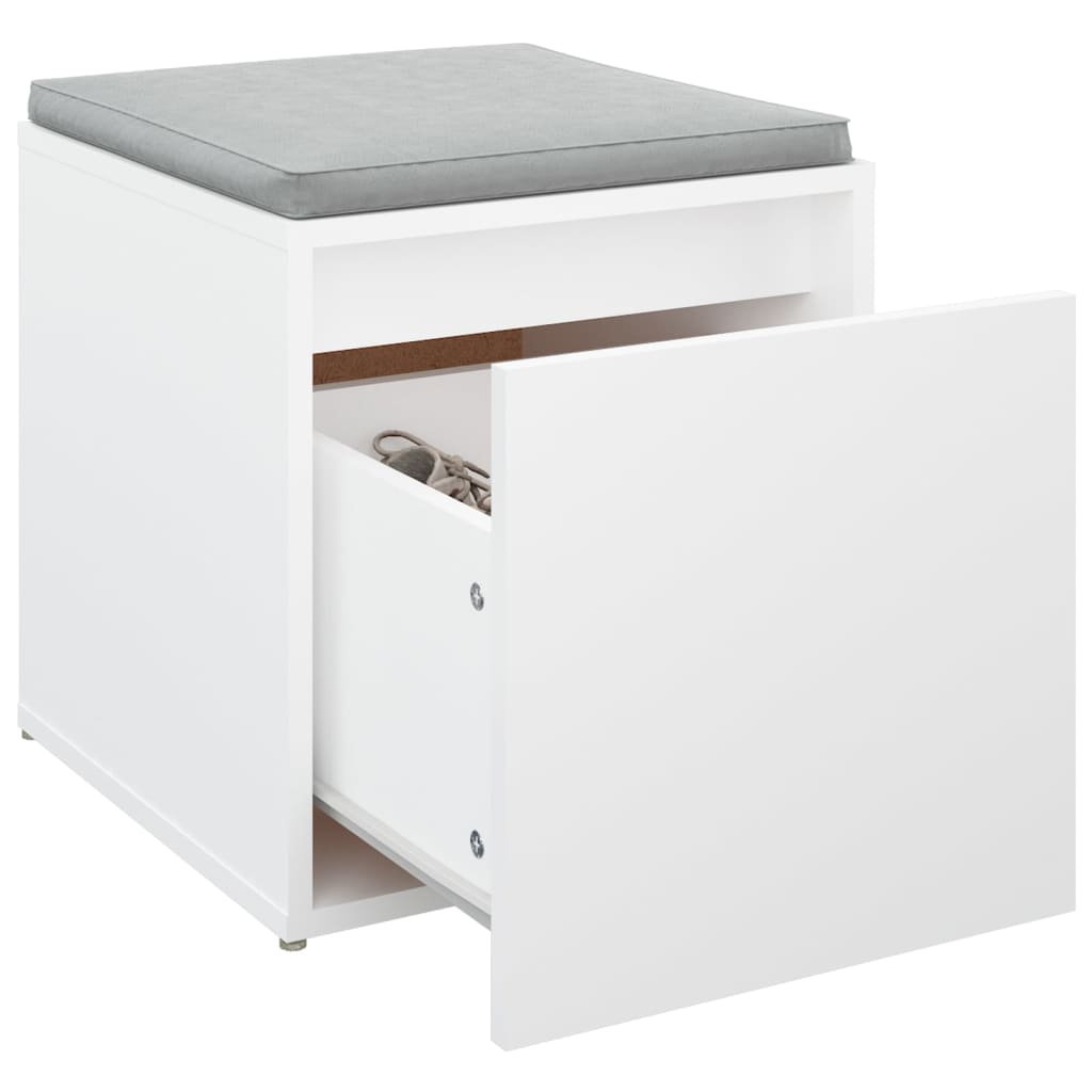 Cassetto Contenitore Bianco 40,5x40x40 cm in Legno Multistrato | homemem39