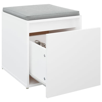 Cassetto Contenitore Bianco 40,5x40x40 cm in Legno Multistrato | homemem39