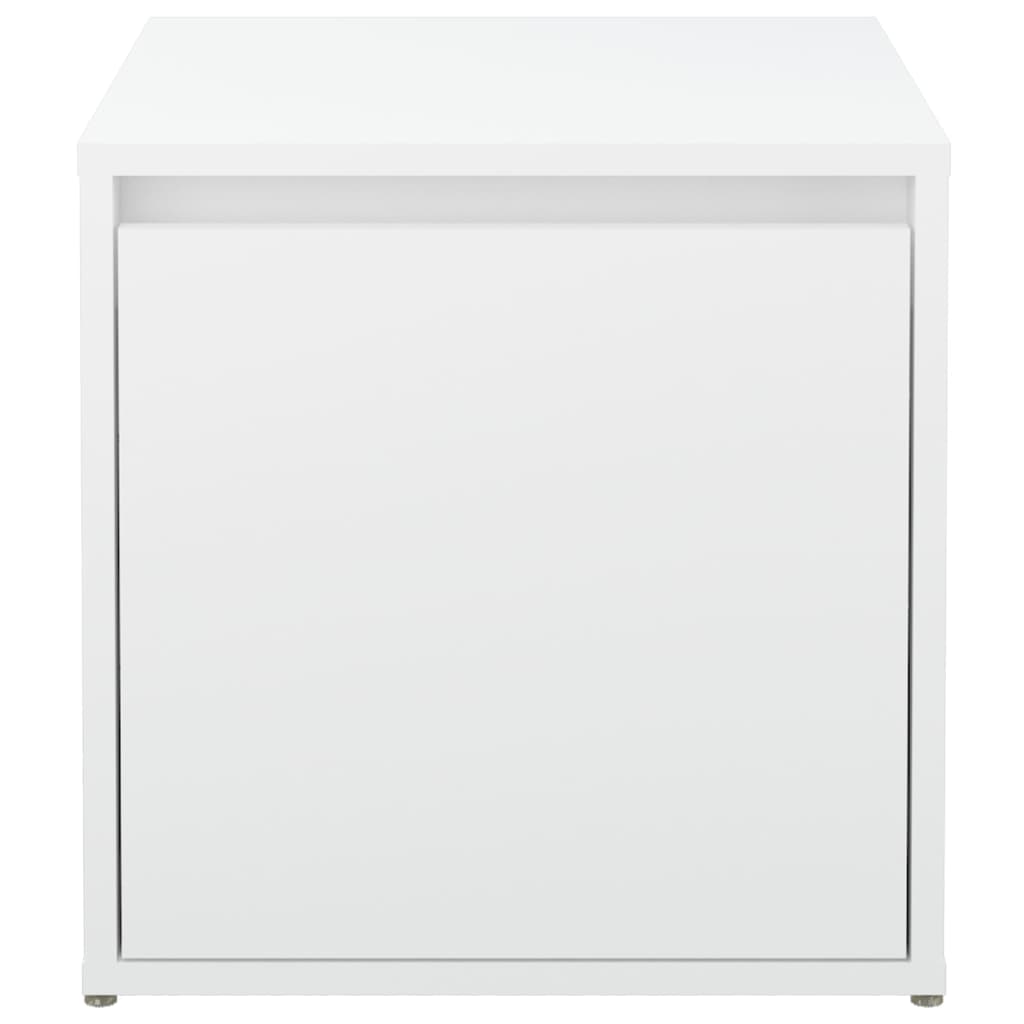 Cassetto Contenitore Bianco 40,5x40x40 cm in Legno Multistrato | homemem39