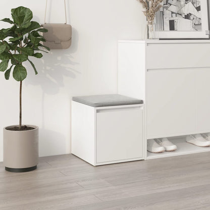 Cassetto Contenitore Bianco 40,5x40x40 cm in Legno Multistrato | homemem39