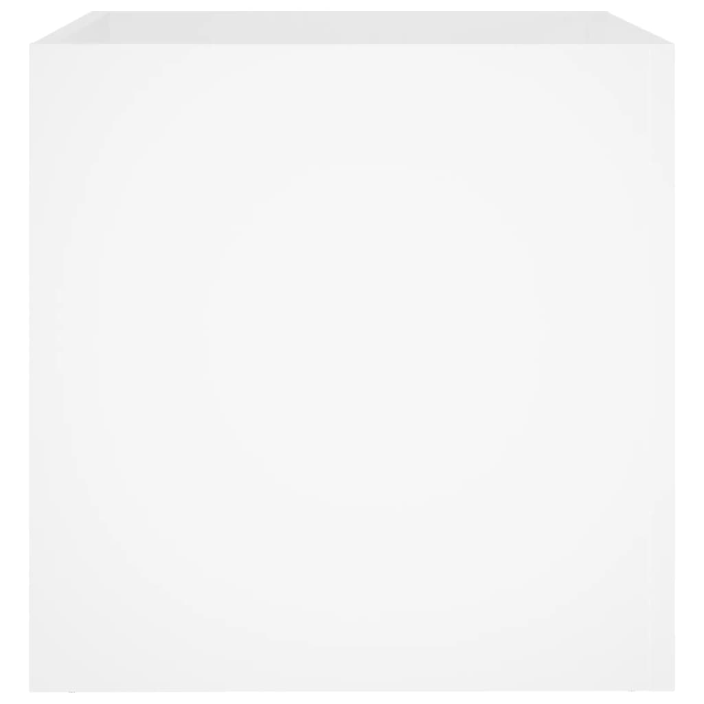 Fioriera Bianca 40x40x40 cm in Legno Multistrato - homemem39