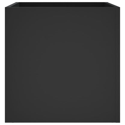 Fioriera Nera 40x40x40 cm in Legno Multistrato - homemem39