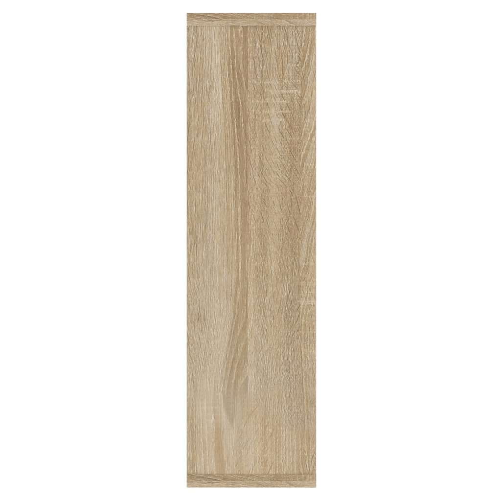 Mobile a Specchio con LED Rovere Sonoma 76x15x55 cm - homemem39