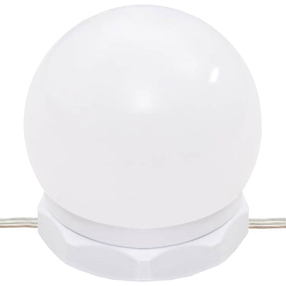 Mobile a Specchio con LED Grigio Cemento 90x31,5x62 cm | homemem39