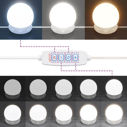 Mobile a Specchio con LED Grigio Cemento 90x31,5x62 cm | homemem39