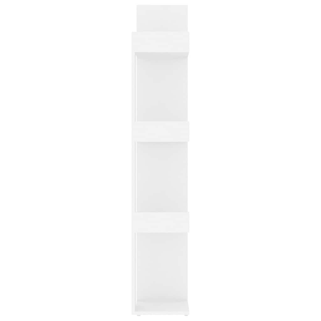 Libreria Bianca 86x25,5x140 cm in Legno Multistrato | homemem39