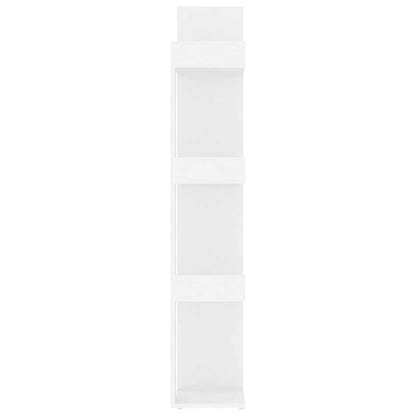 Libreria Bianca 86x25,5x140 cm in Legno Multistrato | homemem39