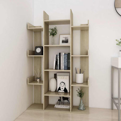 Libreria Rovere Sonoma 86x25,5x140 cm in Truciolato | homemem39