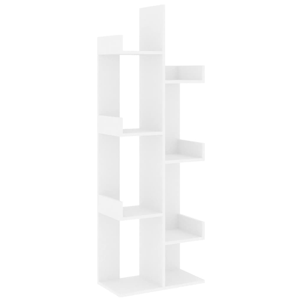 Libreria Bianca 48x25,5x140 cm in Truciolato | homemem39