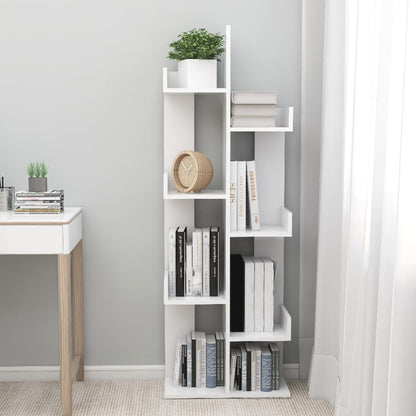Libreria Bianca 48x25,5x140 cm in Truciolato | homemem39