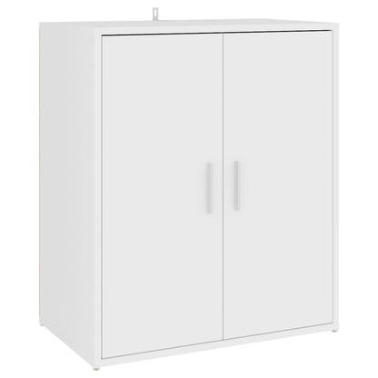 Scarpiera Bianca 60x35x70 cm in Truciolato - homemem39