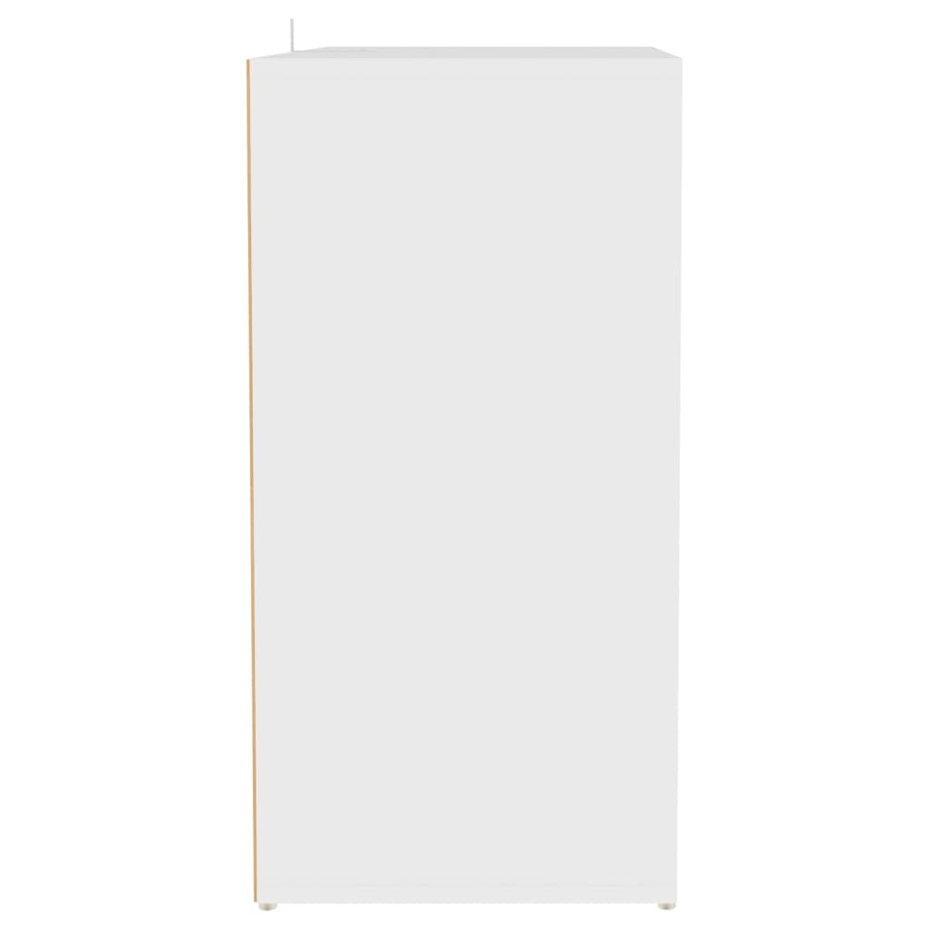 Scarpiera Bianca 60x35x70 cm in Truciolato - homemem39