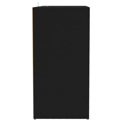 Scarpiera Nera 60x35x70 cm in Truciolato - homemem39