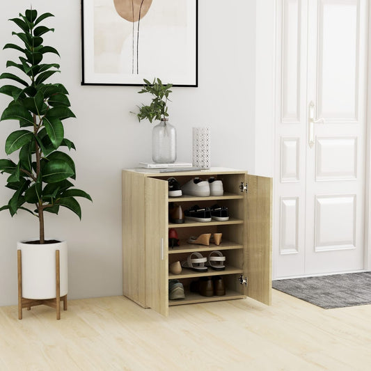 Scarpiera Rovere Sonoma 60x35x70 cm in Truciolato - homemem39
