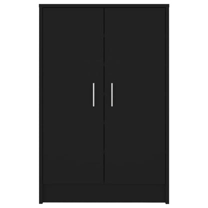 Scarpiera Nera 60x35x92 cm in Truciolato