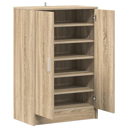Scarpiera Rovere Sonoma 60x35x92 cm in Truciolato