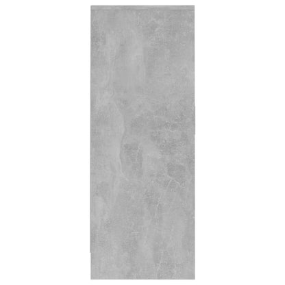 Scarpiera Grigio Cemento 60x35x92 cm in Truciolato - homemem39