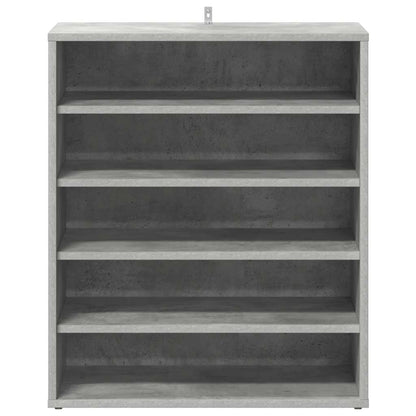 Scarpiera Grigio Cemento 60x35x70 cm in Truciolato