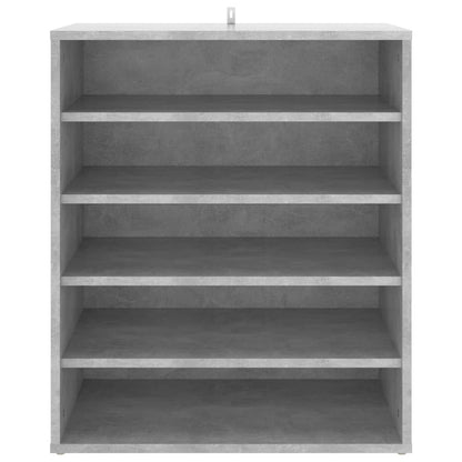 Scarpiera Grigio Cemento 60x35x70 cm in Truciolato