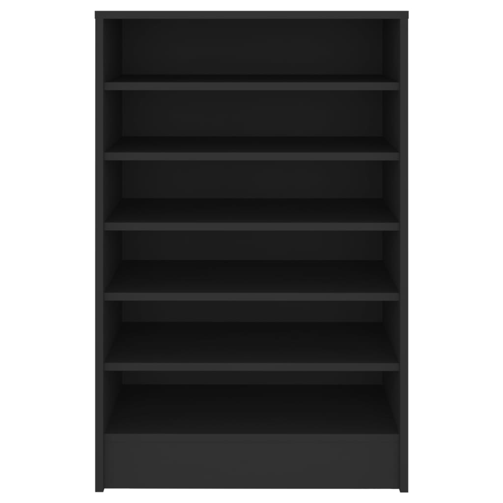 Scarpiera Nera 60x35x92 cm in Truciolato - homemem39