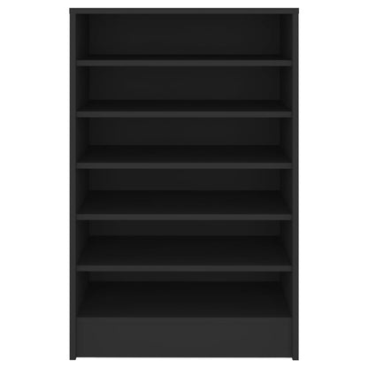 Scarpiera Nera 60x35x92 cm in Truciolato - homemem39