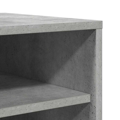 Scarpiera Grigio Cemento 60x35x92 cm in Truciolato