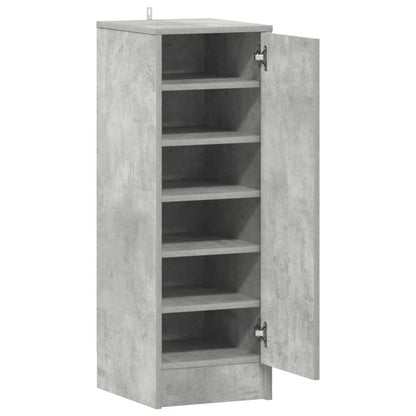 Scarpiera Grigio Cemento 32x35x92 cm in Truciolato