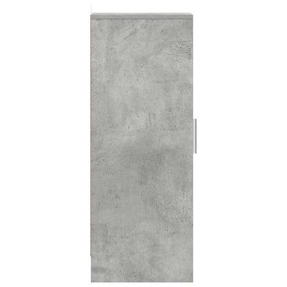 Scarpiera Grigio Cemento 32x35x92 cm in Truciolato