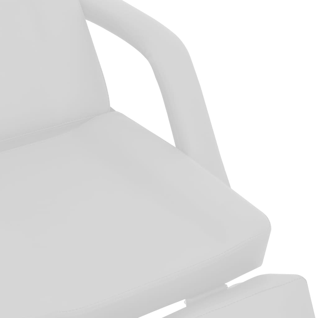 Poltrona da Estetista in Similpelle Bianca 180x62x78 cm | homemem39