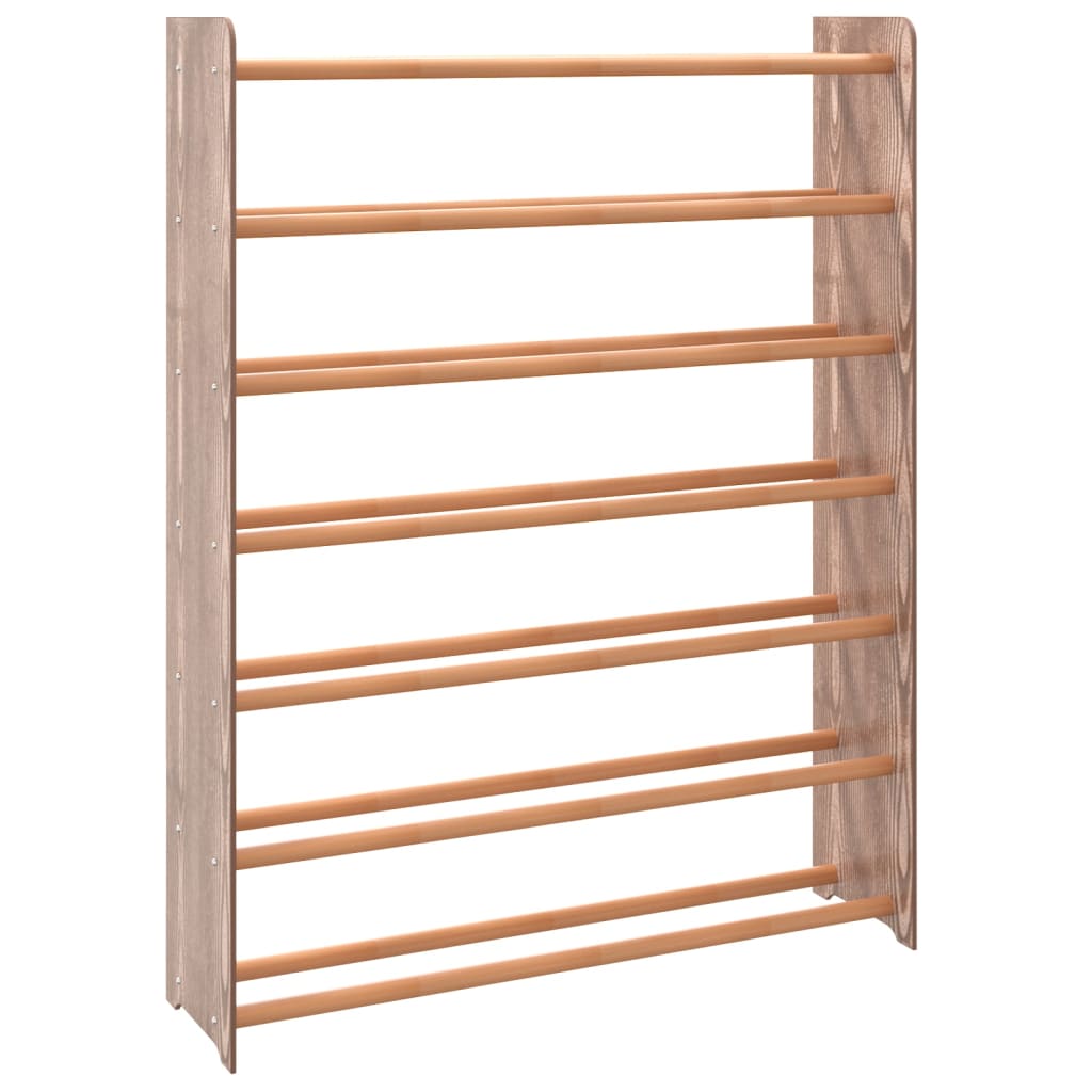 Scarpiera Marrone 90x24x117 cm in Legno Multistrato - homemem39