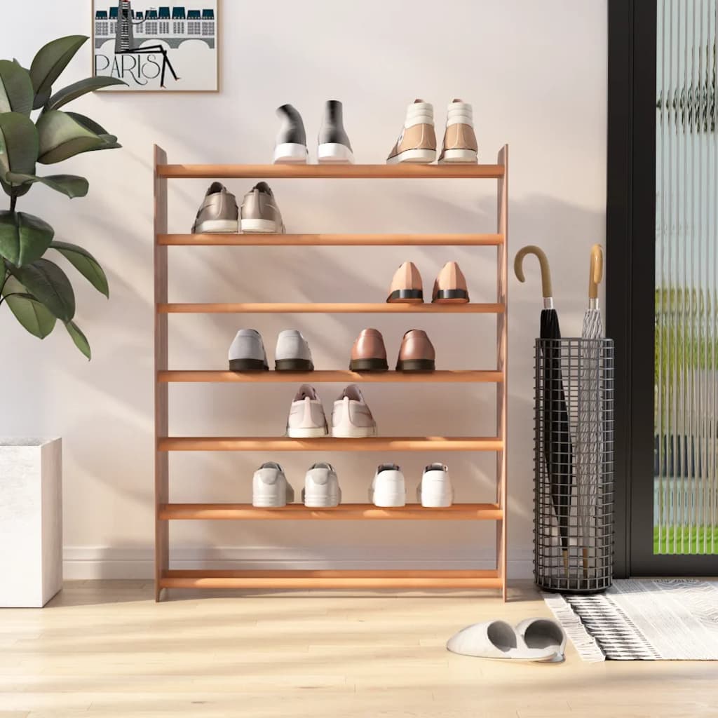 Scarpiera Marrone 90x24x117 cm in Legno Multistrato - homemem39