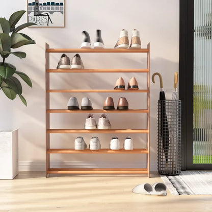 Scarpiera Marrone 90x24x117 cm in Legno Multistrato - homemem39