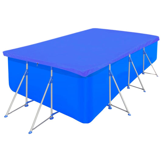 Coperture per Piscina 2 pz PE Rettangolari 90 g/mq 394x207 cm - homemem39