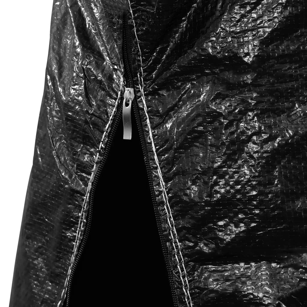 Teli di Protezione per Ombrellone con Cerniera 2 pz PE 200 cm