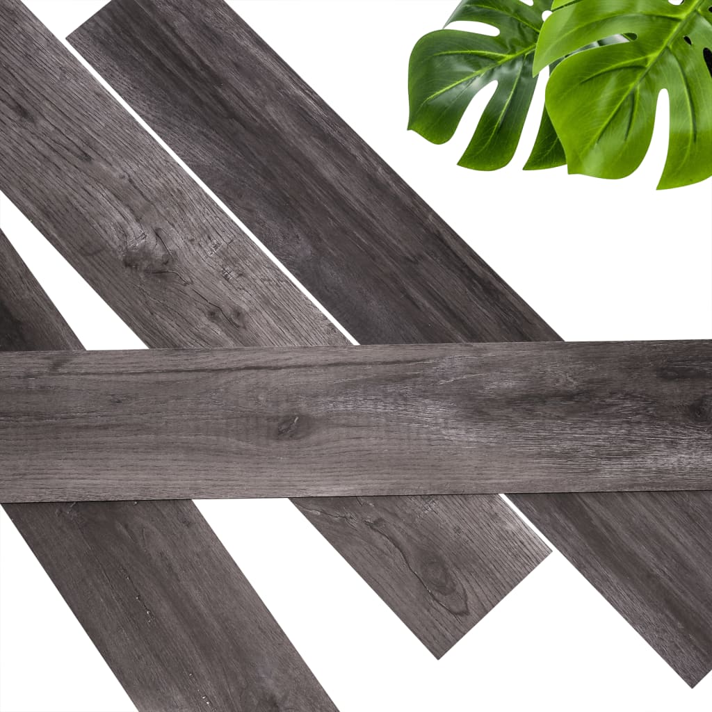 30 pz Assi effetto legno GL-WA33 Barnwood Rovere Nero carbone