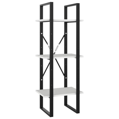 Libreria a 5 Ripiani Bianca 40x30x175 cm in Legno Multistrato | homemem39