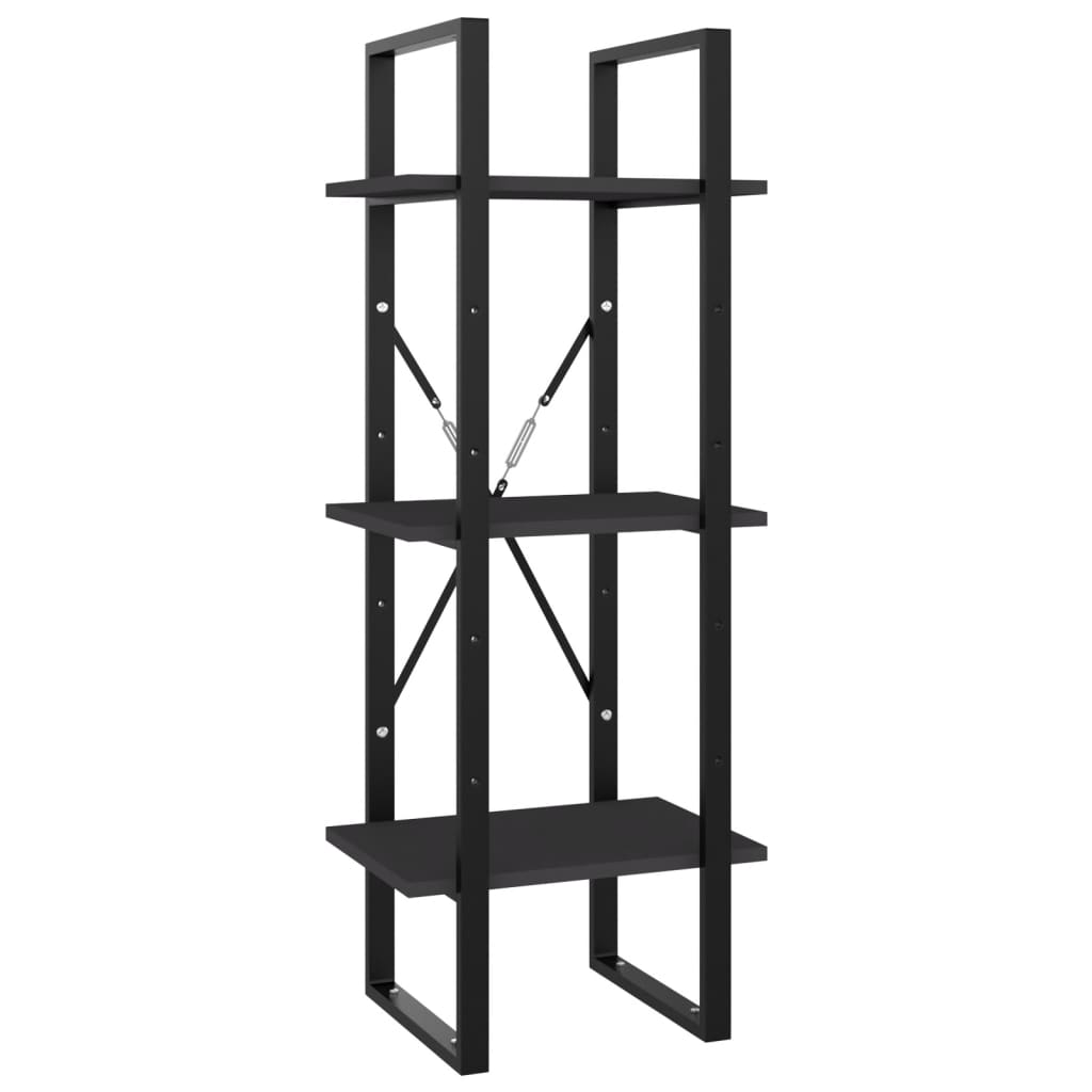Libreria a 5 Ripiani Grigia 40x30x175 cm in Legno Multistrato | homemem39