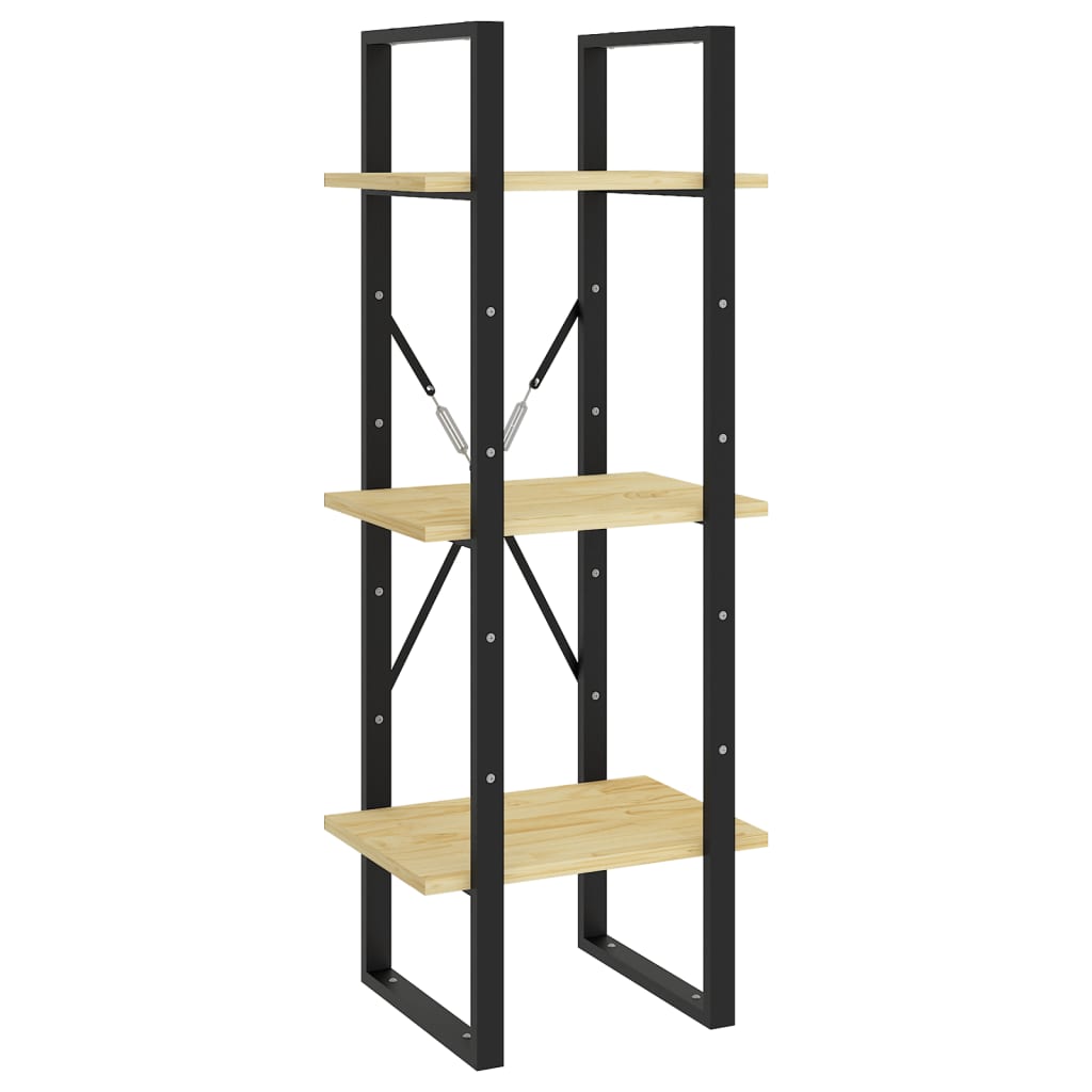 Libreria a 5 Ripiani Marrone 40x30x175 cm in Legno di Pino | homemem39