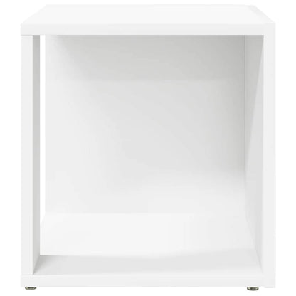 Tavolino Bianco 33x33x34,5 cm in Legno Multistrato | homemem39